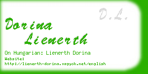 dorina lienerth business card